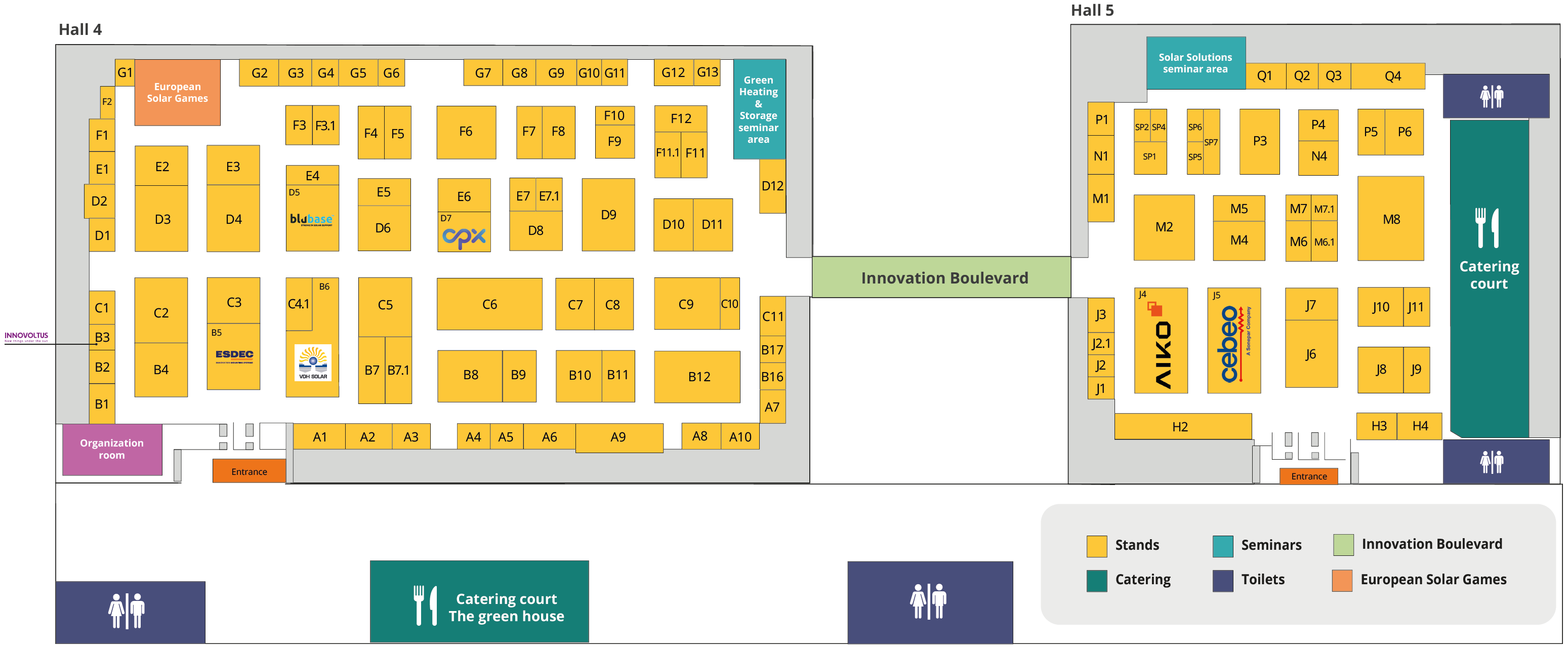 Plan du salon